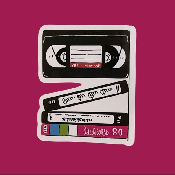 Other - VHS Retro Sticker 80s 90s Vinyl
